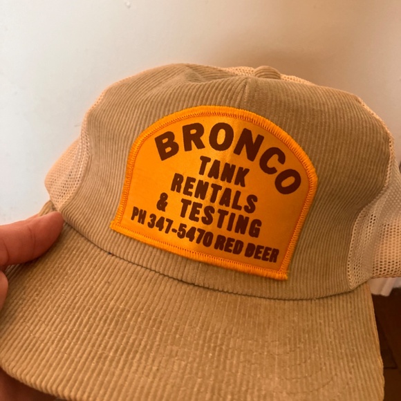 Vintage tracker hat 90s corduroy - Picture 2 of 4